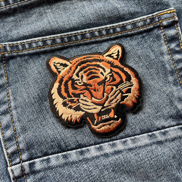 Tiger Head Patch - PATCHERS Iron on Patch