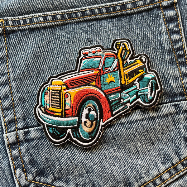 Tow Truck Patch - PATCHERS Iron on Patch