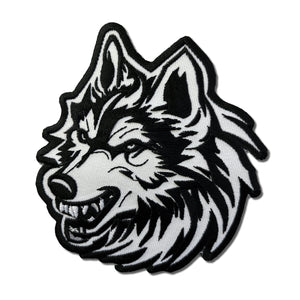 Tribal Angry Wolf Patch - PATCHERS Iron on Patch