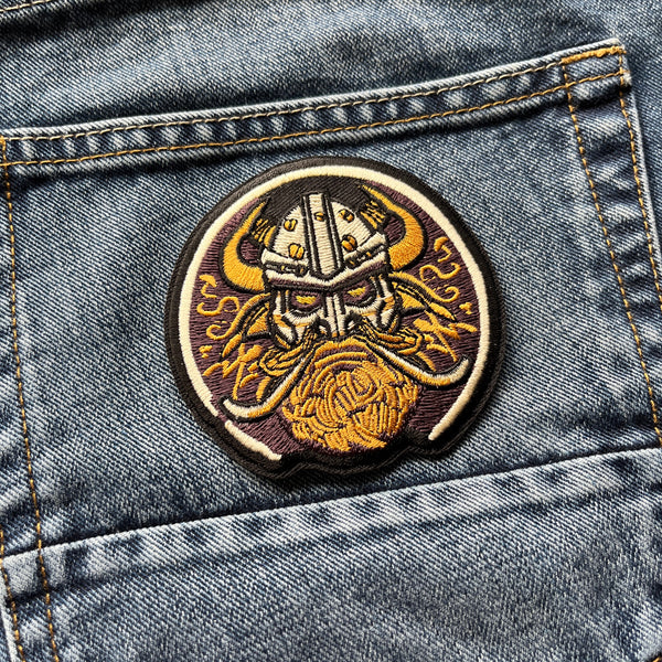 Viking Warrior Patch - PATCHERS Iron on Patch