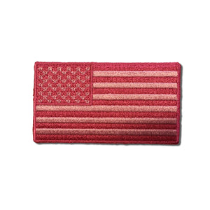 2½" American US Flag Pink Patch - PATCHERS Iron on Patch