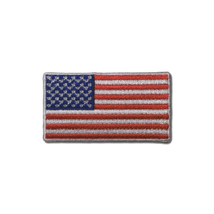 2" American US Flag White Border Patch - PATCHERS Iron on Patch