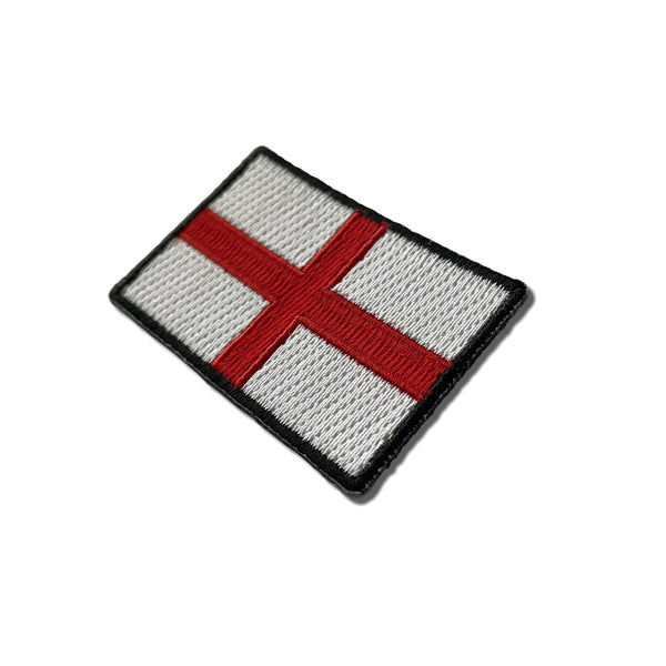 2" England English Flag St George's Cross Patch - PATCHERS Iron on Patch