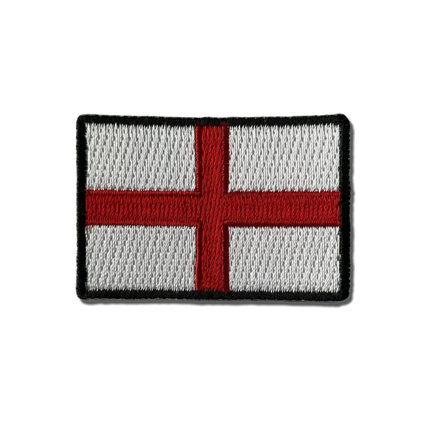 2" England English Flag St George's Cross Patch - PATCHERS Iron on Patch