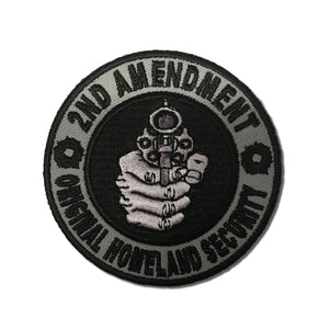 2nd Amendment Original Homeland Security Gun Patch - PATCHERS Iron on Patch