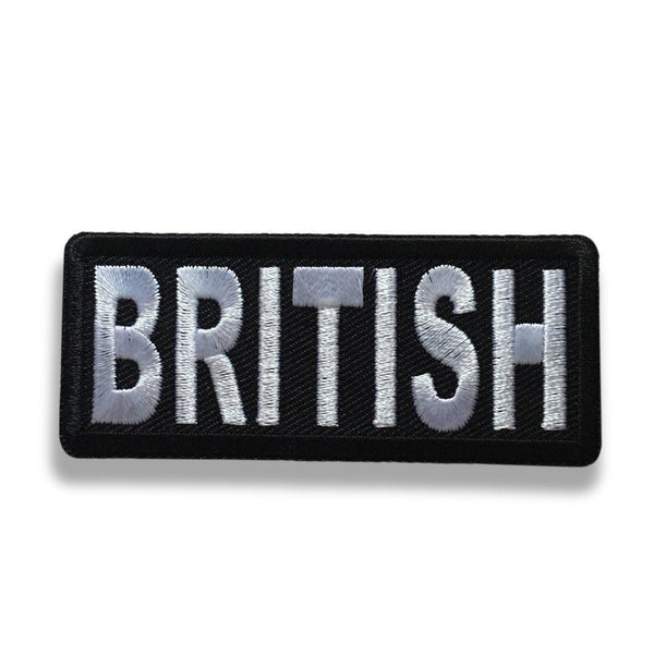 3" British Patch - PATCHERS Iron on Patch