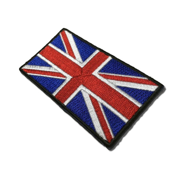 3" British UK Flag Union Jack Patch - PATCHERS Iron on Patch