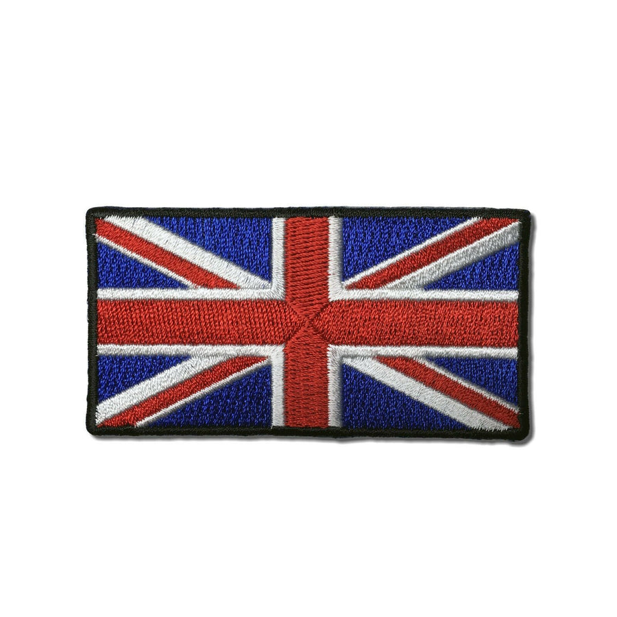 Embroidered 3" British UK Flag Union Jack Iron on Sew on Patch – PATCHERS