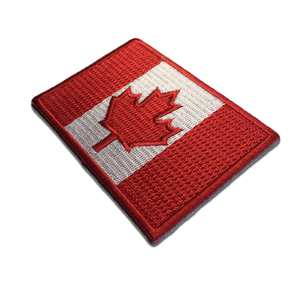 3" Canada Canadian Flag Patch - PATCHERS Iron on Patch