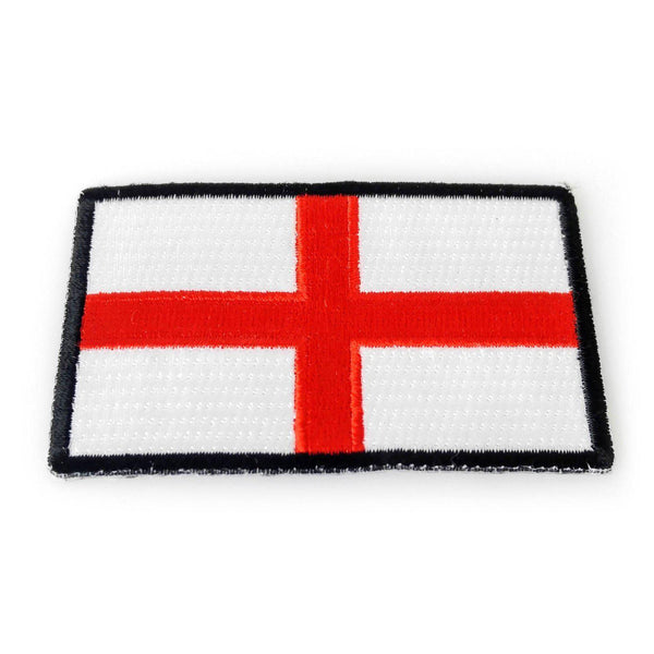 3" England English Flag St George's Cross Patch - PATCHERS Iron on Patch