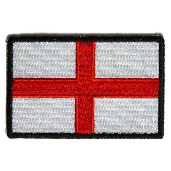 3" England English Flag St George's Cross Patch - PATCHERS Iron on Patch