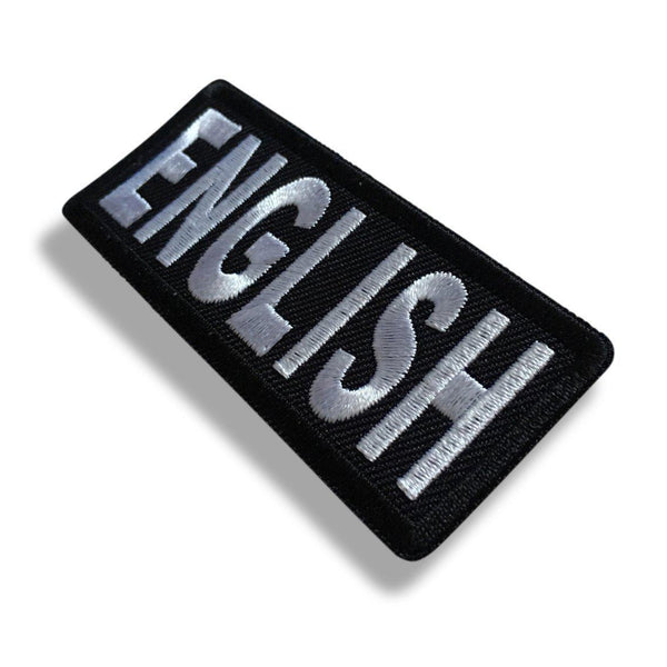 3" English Patch - PATCHERS Iron on Patch
