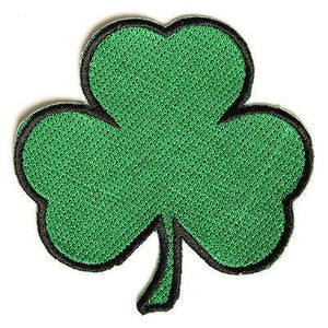 3 Leaf Clover Shamrock Patch - PATCHERS Iron on Patch