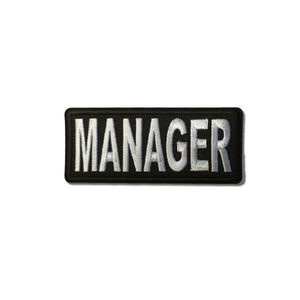 3" Manager Patch - PATCHERS Iron on Patch