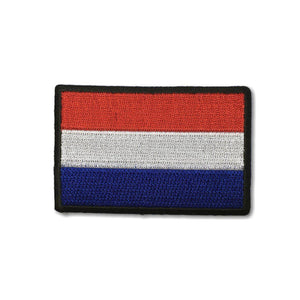 3" Netherlands Flag Patch - PATCHERS Iron on Patch