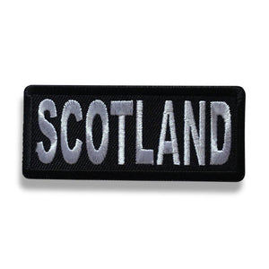 3" Scotland Patch - PATCHERS Iron on Patch