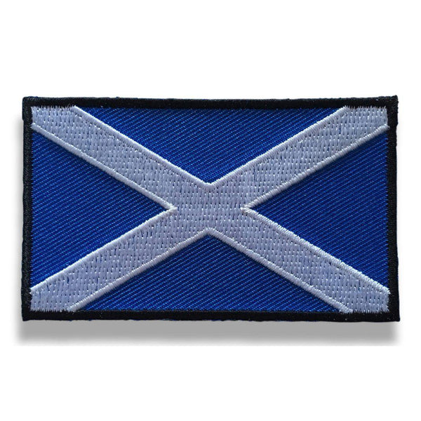 3" Scotland Scottish Flag Patch - PATCHERS Iron on Patch