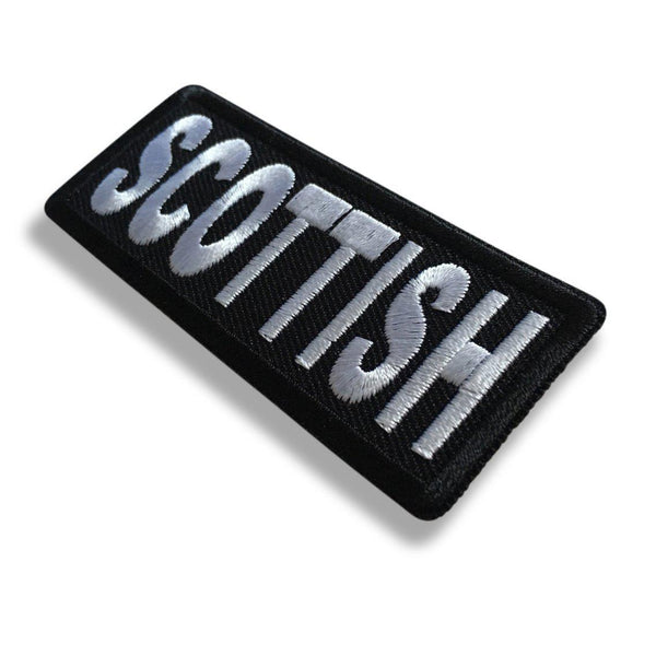 3" Scottish Patch - PATCHERS Iron on Patch