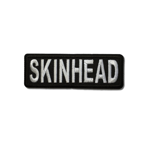 3" Skinhead Patch - PATCHERS Iron on Patch