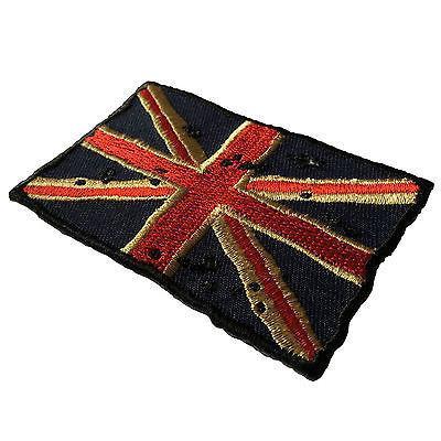 3" Vintage British UK Flag Union Jack Patch - PATCHERS Iron on Patch