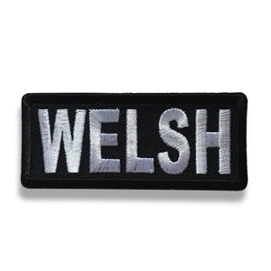 3" Welsh Patch - PATCHERS Iron on Patch