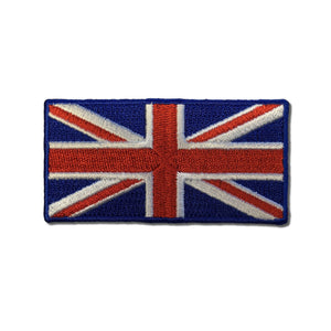 3" x 1½" UK Flag Blue Border Patch - PATCHERS Iron on Patch