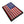 Load image into Gallery viewer, 4&quot; American US Flag Black Border Patch - PATCHERS Iron on Patch
