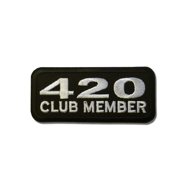 420 Club Member Patch - PATCHERS Iron on Patch