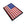 Load image into Gallery viewer, 5&quot; American US Flag Black Border Patch - PATCHERS Iron on Patch
