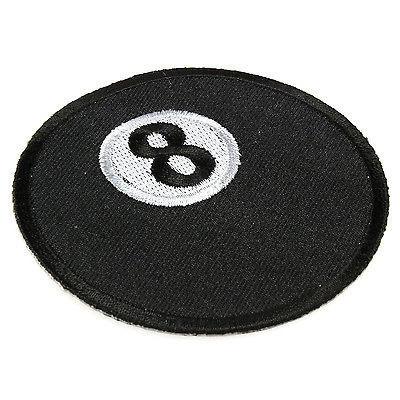 8 Ball Pool Billiards Patch - PATCHERS Iron on Patch