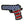 Load image into Gallery viewer, 9mm Gun With US Flag Patch - PATCHERS Iron on Patch
