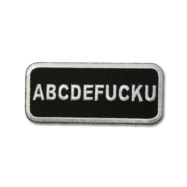 ABCDEFUCKU Patch - PATCHERS Iron on Patch