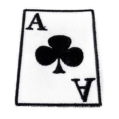 Ace Of Clubs Playing Card Patch - PATCHERS Iron on Patch