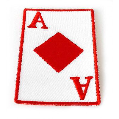 Ace Of Diamonds Playing Card Patch - PATCHERS Iron on Patch