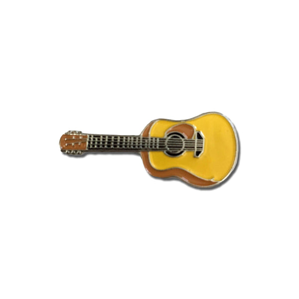 Acoustic Guitar Pin Badge - PATCHERS Pin Badge