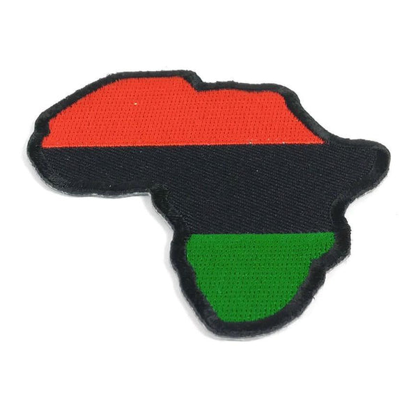 African Africa Map Patch - PATCHERS Iron on Patch