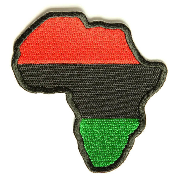 African Africa Map Patch - PATCHERS Iron on Patch