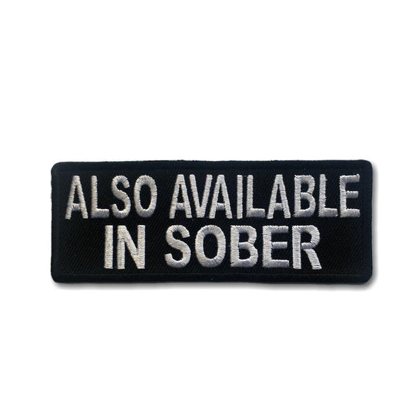 Also Available in Sober Patch - PATCHERS Iron on Patch