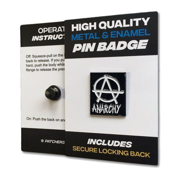 Anarchy Pin Badge - PATCHERS Pin Badge