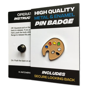 Artists Palette Pin Badge - PATCHERS Pin Badge