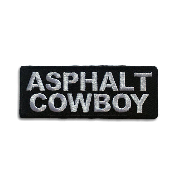 Asphalt Cowboy Patch - PATCHERS Iron on Patch
