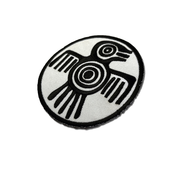 Aztec Tribal Bird Patch - PATCHERS Iron on Patch