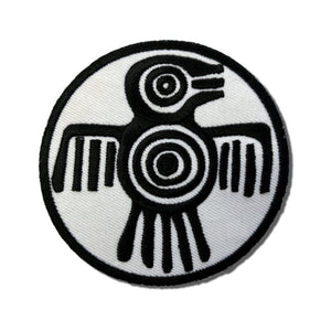Aztec Tribal Bird Patch - PATCHERS Iron on Patch