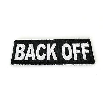 Back Off Patch - PATCHERS Iron on Patch