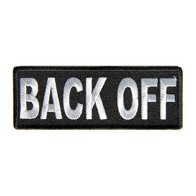 Back Off Patch - PATCHERS Iron on Patch