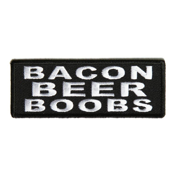 Bacon Beer Boobs Patch - PATCHERS Iron on Patch