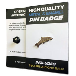 Barbel Fish Pin Badge - PATCHERS Pin Badge