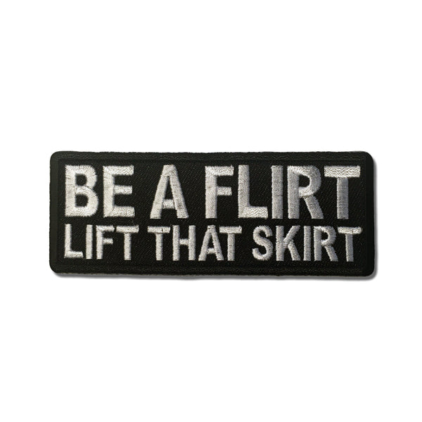 Be a Flirt Lift That Skirt Patch - PATCHERS Iron on Patch