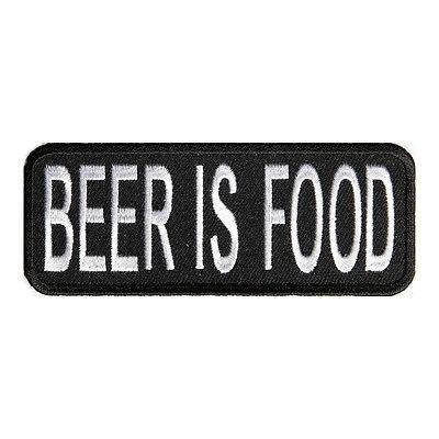 Beer is Food Patch - PATCHERS Iron on Patch