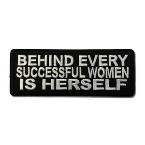 Behind Every Successful Women is Herself Patch - PATCHERS Iron on Patch
